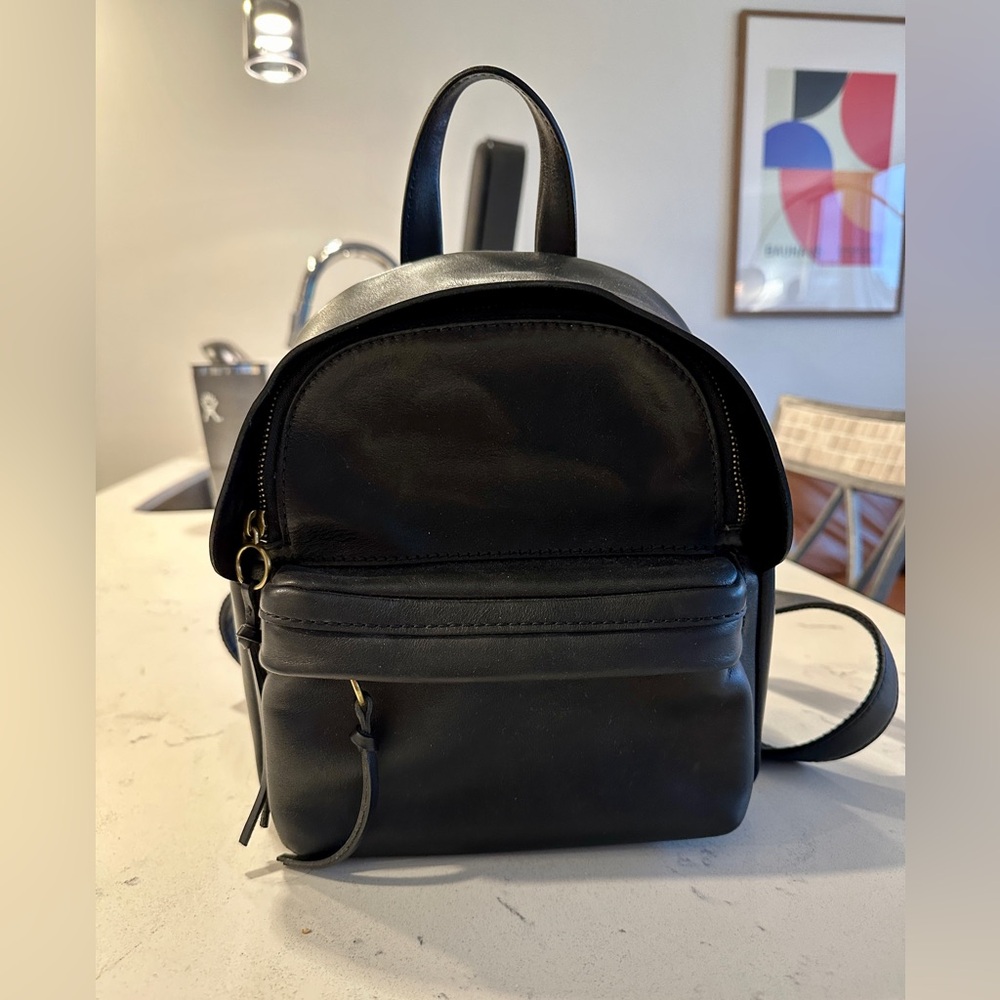 Madewell Mini Lorimer Backpack - Black